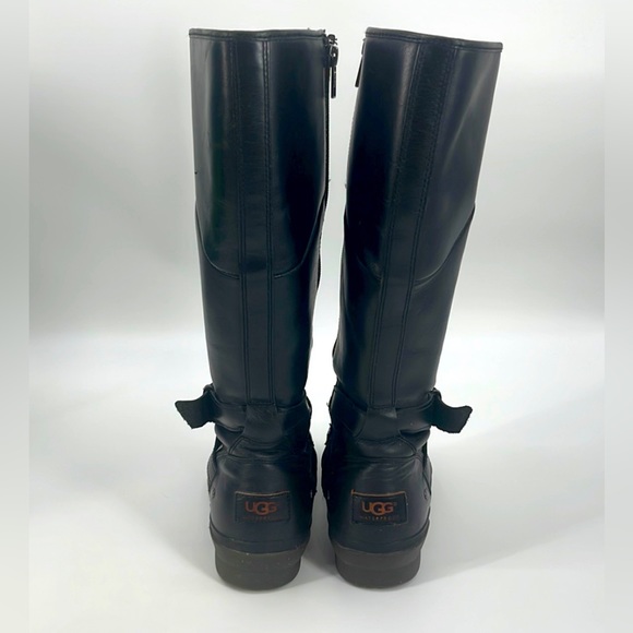 UGG Evanna Waterproof Black Boots - Picture 6 of 7